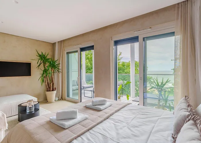 شقة Boho Z Widokiem Na Morze By Perlowa Przystan Rent